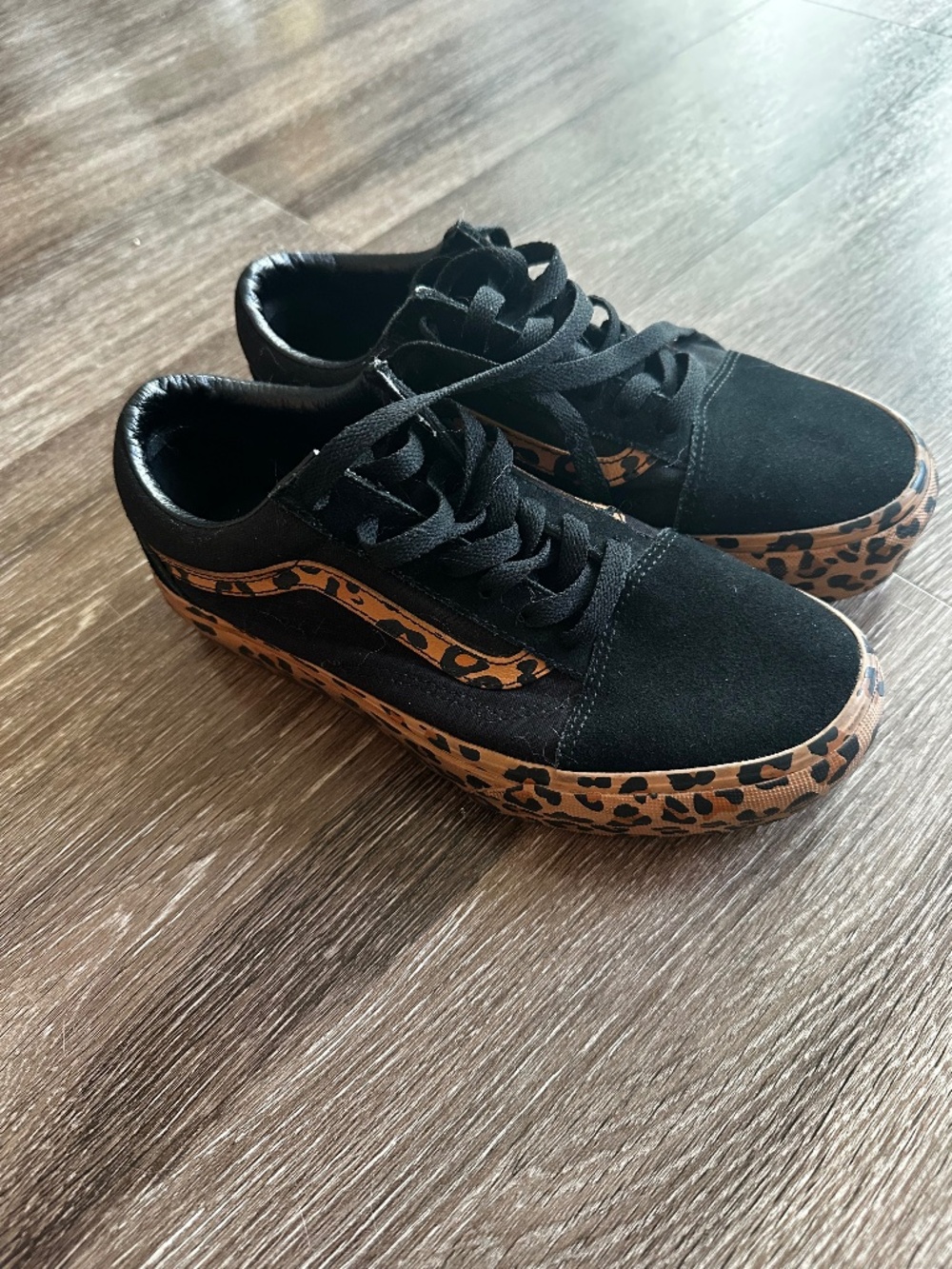 Platform Leopard Print Vans